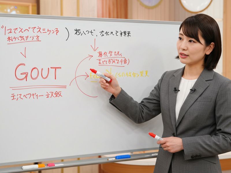 関節のなんとなくチクチク感。プリン体食、猛暑による脱水、睡眠不足、そこで今回は、通風についてまとめてみました。