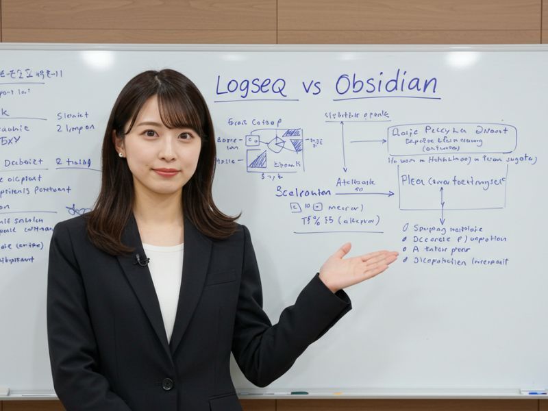 知識管理とツェッテルカステン(Zettelkasten)の分野でトップの座を争っているLogseqとObsidianはどちらが本当に優れているのか?