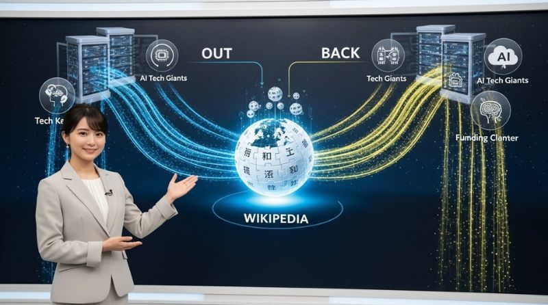 ウィキメディア財団がデータの利用をめぐって、Amazon、Meta、Microsoft、Mistral AI、Perplexityの5社と提携したと発表しました。