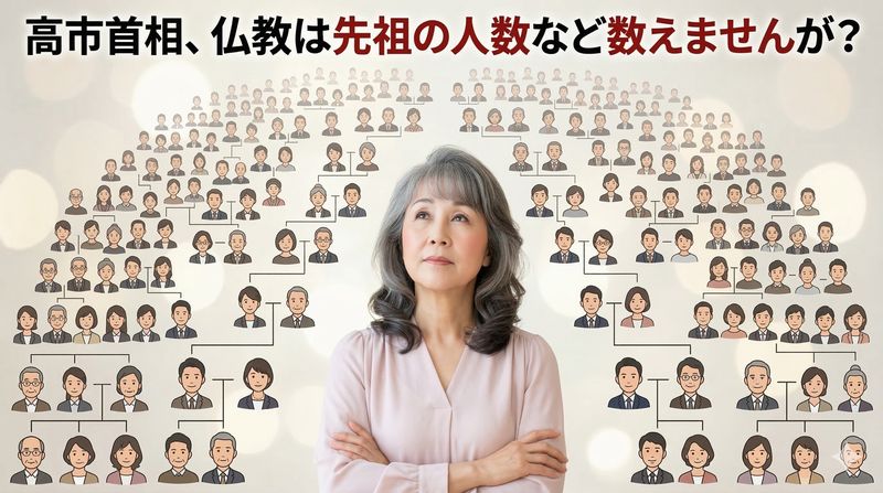 3月16日の参院予算委員会で「子どもの自殺対策」について問われた高市早苗首相の「7代前の先祖が…」答弁が、ネット上で大きな波紋