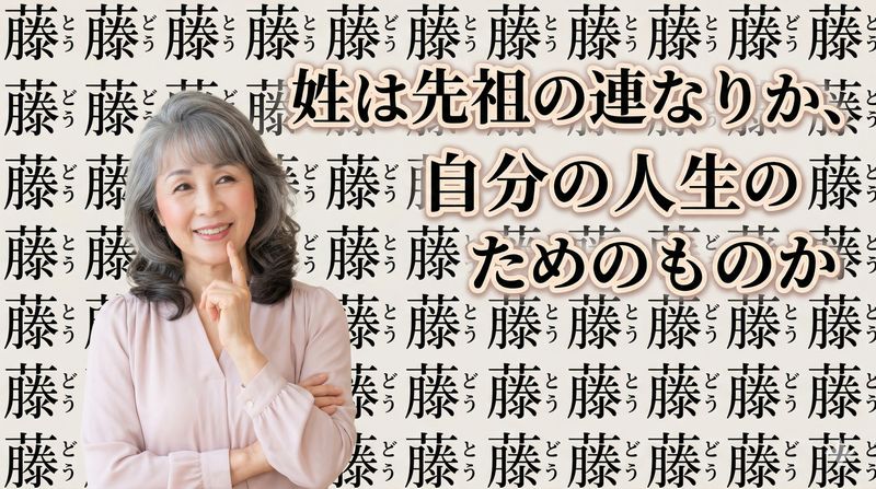 姓の「読み」を変えた「改姓」の経験を書いたところ「姓のお話。それは重いですね。ご先祖様にかかわりますから」との非難あり
