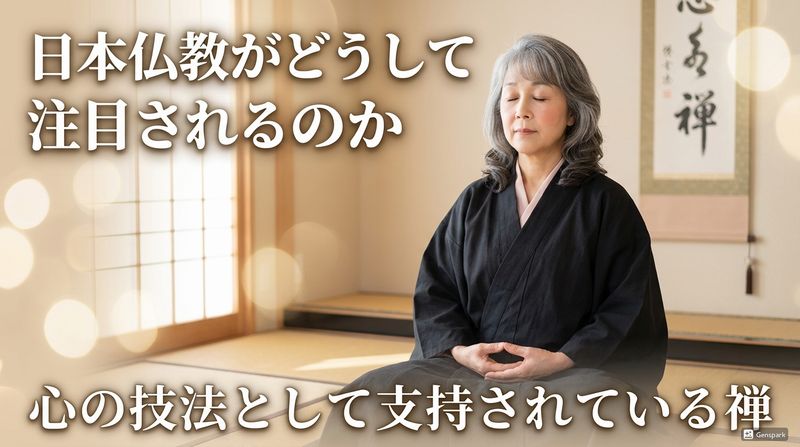 「日本仏教が世界でバズっている」という少し刺激的な言い方を目にすることがあります。なぜ今日本仏教が注目されているのか。