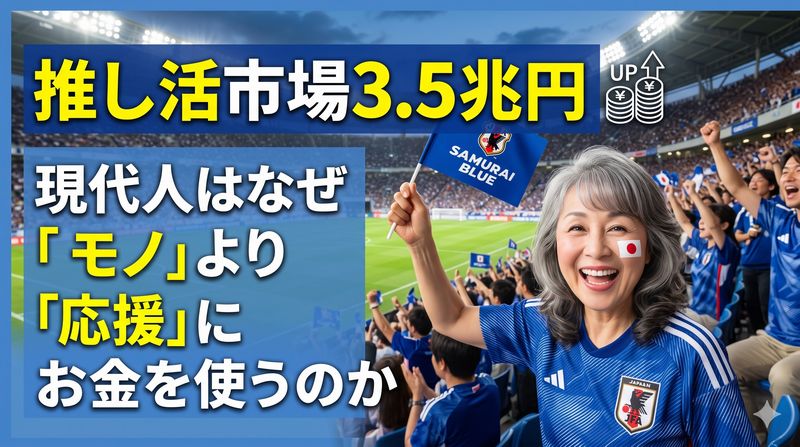 「推し活」という言葉が日常会話に定着して久しくなりました。いずれの推し活でも共通するのは「応援に価値を感じている」ことです。