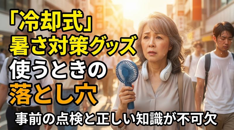暑さ対策グッズの利用が広がっていますが、消費者庁はそれらの製品に対して見過ごせないリスクがあると注意を呼びかけています。