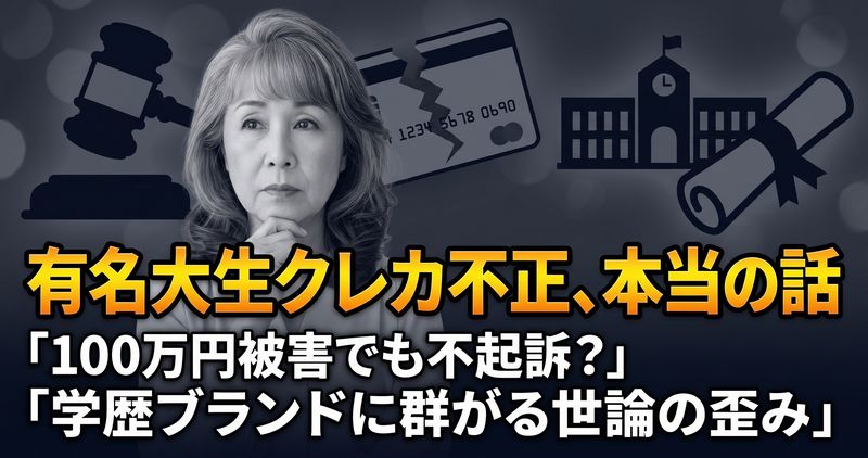 慶応大学4年生の女性が、バイト先のスポーツクラブでロッカーから会員のクレジットカードを失敬して、買い物に使った事件でもちきりです。
