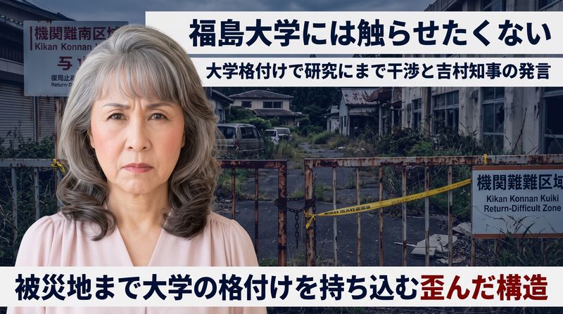 大学難易度で「復興」を測れるか?学歴煽りYouTube「wakatte.tv」の「福島大は触るな」炎上に潜む4つの衝撃的な視点を論考する