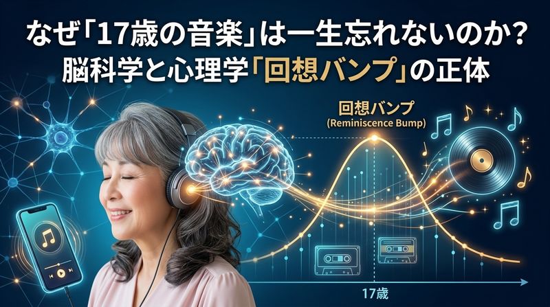 17歳のプレイリストが一生モノになる理由:最新の研究が明かす「音楽と記憶」の不思議。あのイントロが流れた瞬間に戻る場所