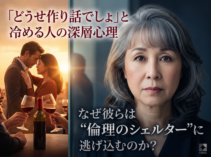 映画・ドラマ。小説などで、感情移入できそうな物語ほど、一方で「どうせ作り話だろう」と、わざわざ白けた感想を述べる人がいます。