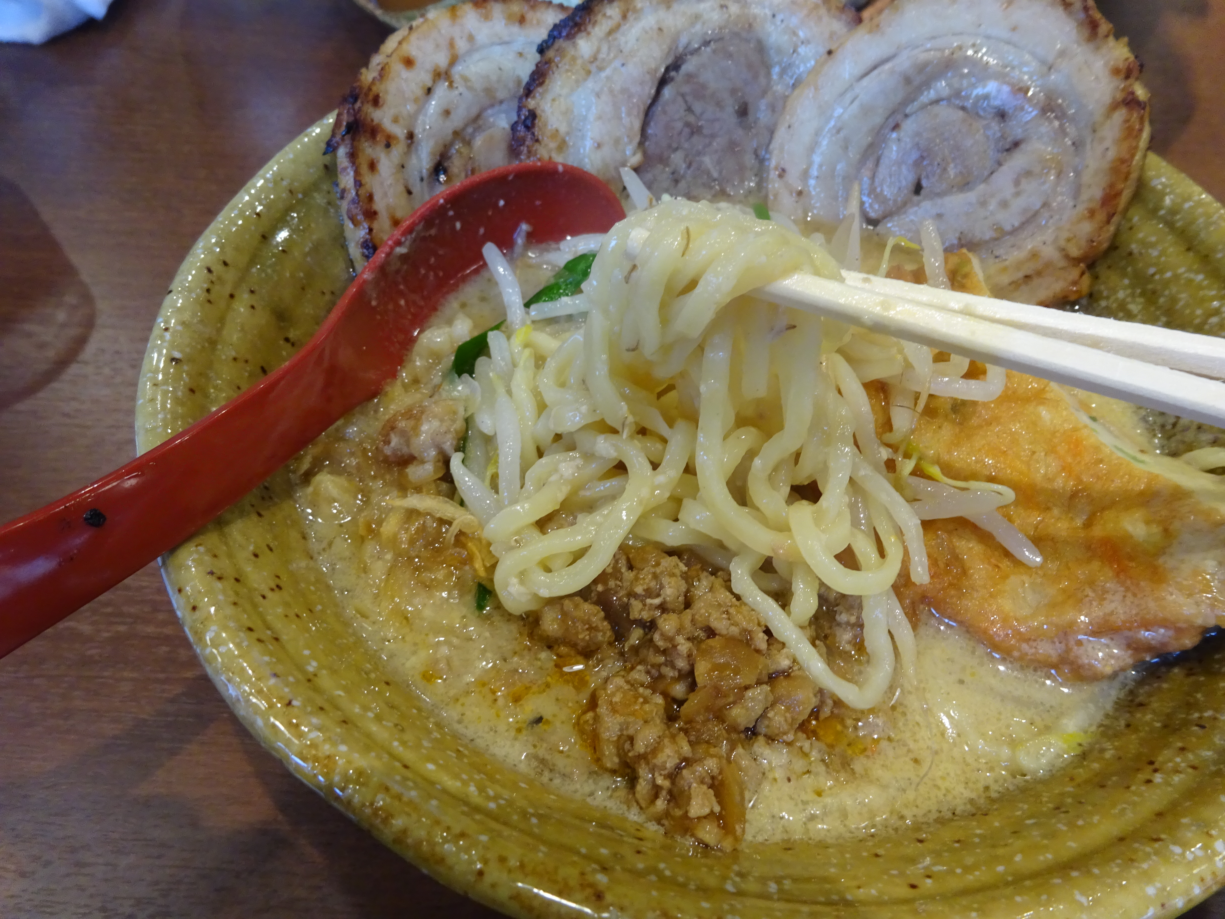 九州麦味噌味噌漬け炙りチャーシュー麺