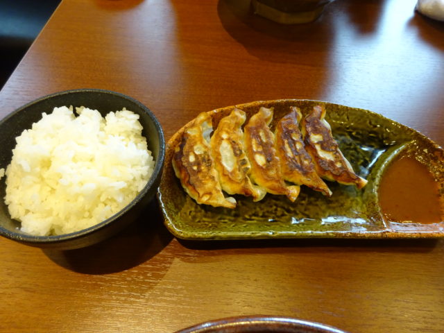 ライスと餃子セット