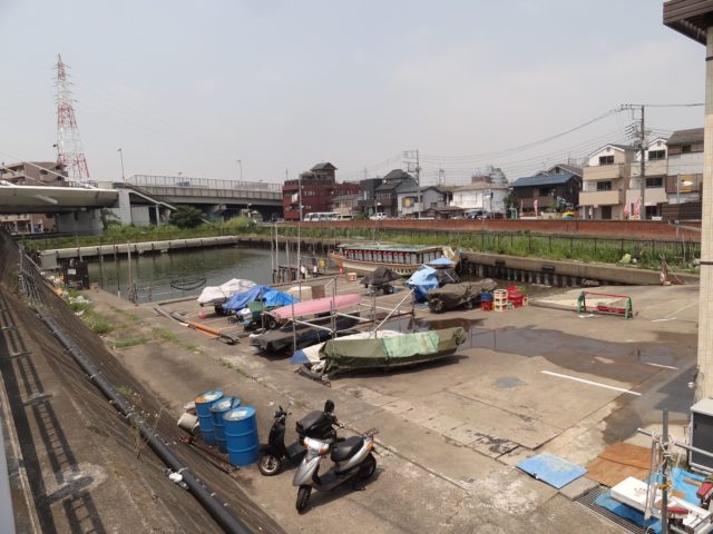 釣り船、屋形船などの発着場
