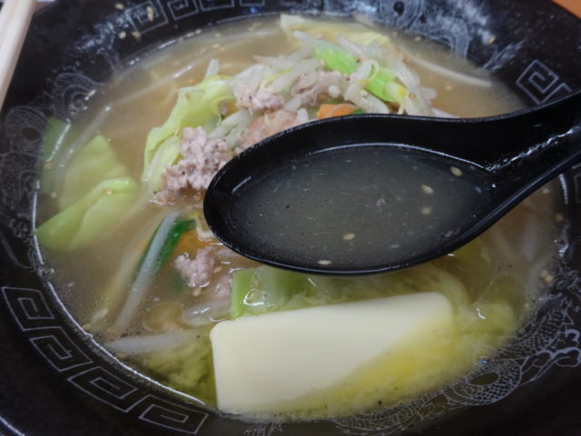 清湯というより白濁