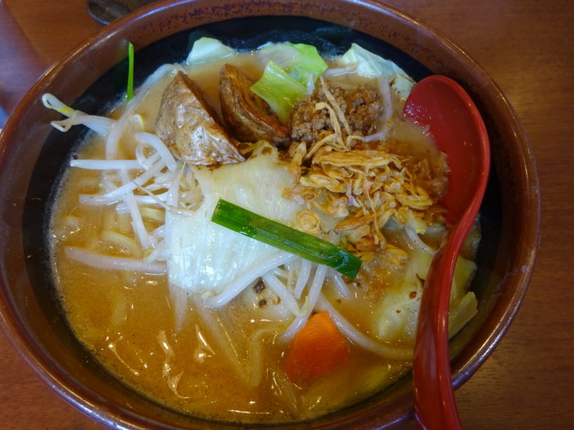 麺場田所商店池上店の北海道味噌野菜らーめん