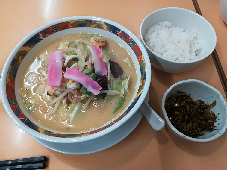 ちゃんぽん＋高菜ご飯セット
