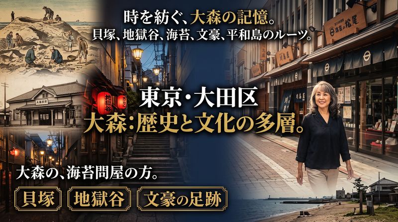 【大森の真実】「通過地点」だと思っていませんか? 絶景、捕虜、文士村、浅草海苔、貝塚…この街の知られざる5つの衝撃